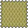 Dollhouse Miniature Silk Fabric: Damask - Green